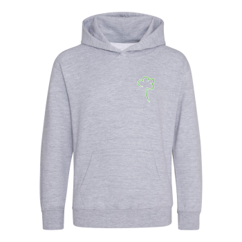 Hoodie KIDS | "GS Erholungstraße" - graumeliert