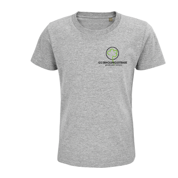 T-Shirt KIDS | "GS Erholungsstrasse 2-seitig" - graumeliert