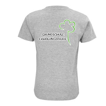 Preview: T-Shirt KIDS | "GS Erholungstraße 2-seitig" - graumeliert
