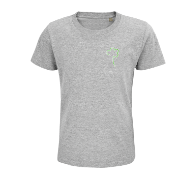 T-Shirt KIDS | "GS Erholungstraße 2-seitig" - graumeliert