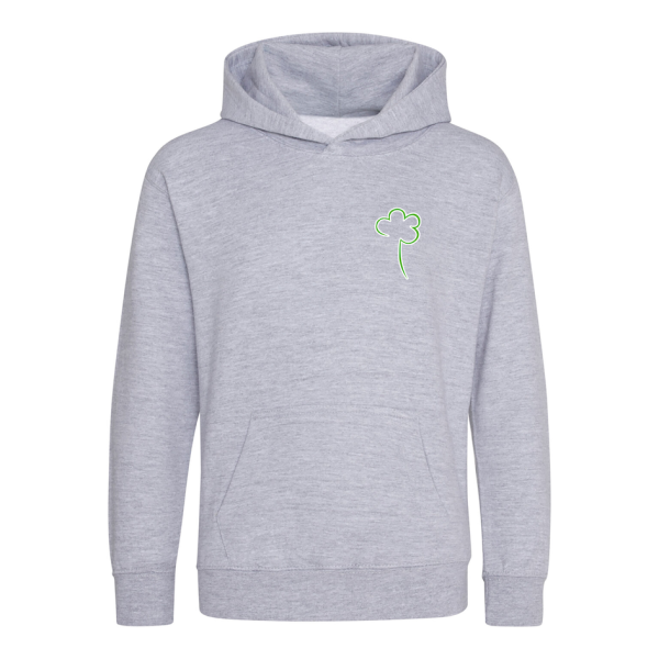 Hoodie KIDS | "GS Erholungstraße" - graumeliert