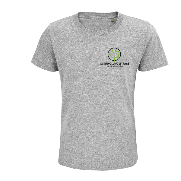 T-Shirt ERWACHSENE | "GS Erholungsstrasse 2-seitig" - graumeliert